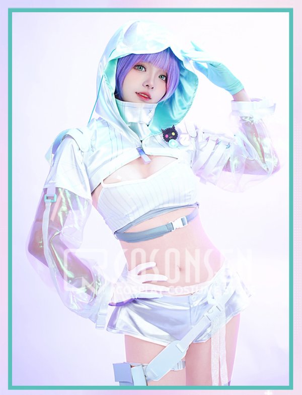 画像2: ホロライブ hololive 常闇トワ サイバー風 新衣装 コスプレ衣装