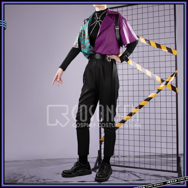 画像3: 【25%OFF】バーチャルYouTuber Vtuber 2時だとか 不破湊 バンド衣装 コスプレ衣装