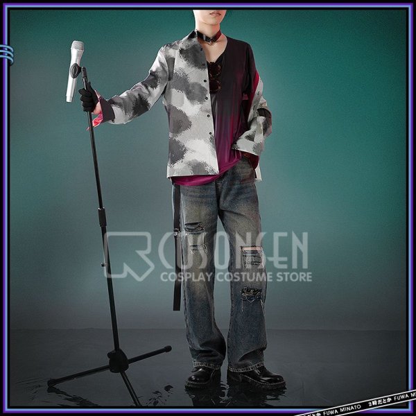 画像3: 【25%OFF】バーチャルYouTuber Vtuber 2時だとか 渡会ひばり バンド衣装 コスプレ衣装