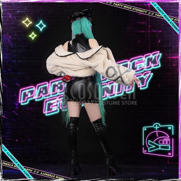 画像4: 【25%OFF】ポケモン コラボ Project VOLTAGE 18 Types/Songs R団ミク コスプレ衣装