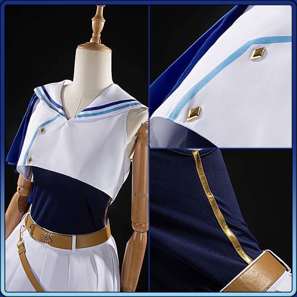 画像10: 【20％OFF】ウマ娘プリティーダービー ヴィブロス 勝負服 コスプレ衣装