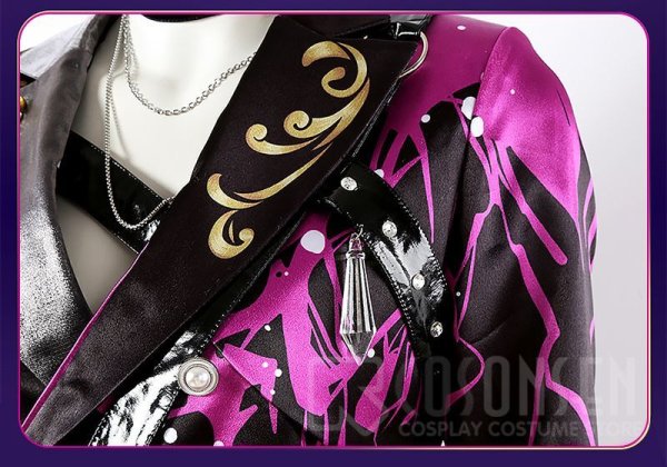 画像9: 【25%OFF】あんスタ風 分かれ道*憧れた姿とフラッシュバック 朔間零 フラッシュバック衣装 コスプレ衣装