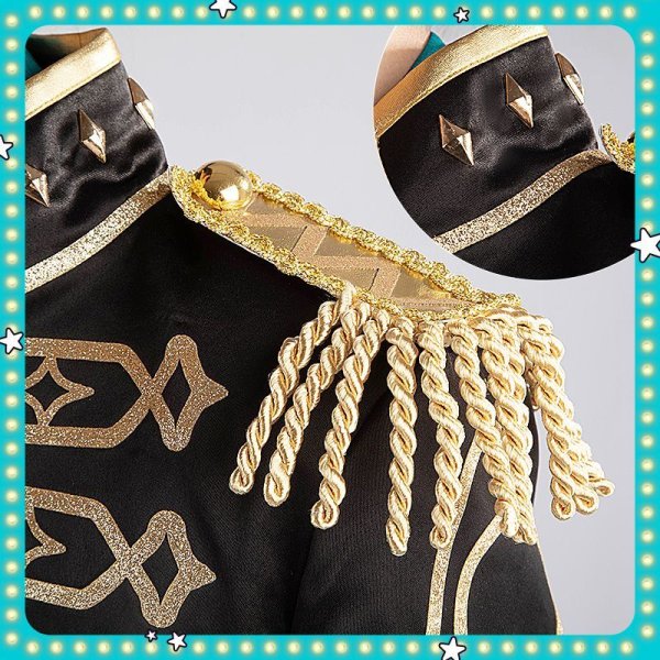 画像7: ツイステ風 ハロウィン ステージ・イン・プレイフルランド 〜踊る人形と幻の遊園地〜 フロイド コスプレ衣装