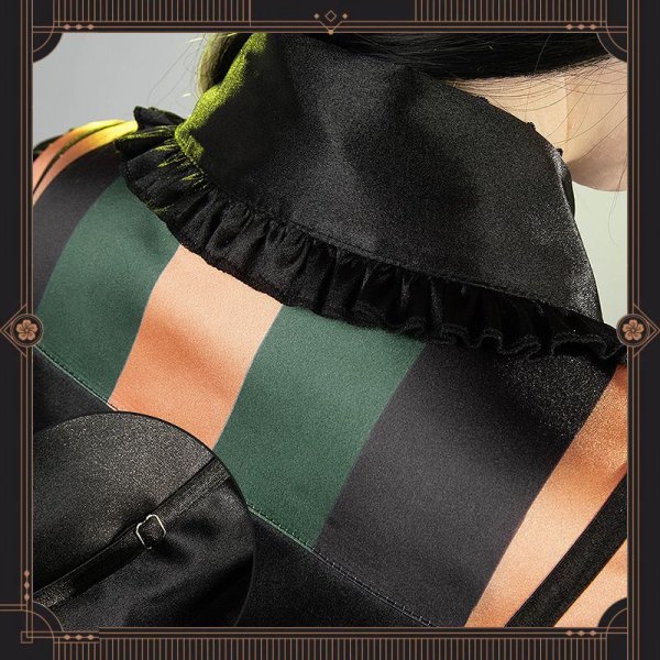 画像23: ホロライブ hololive 儒烏風亭らでん コスプレ衣装（羽織付き）