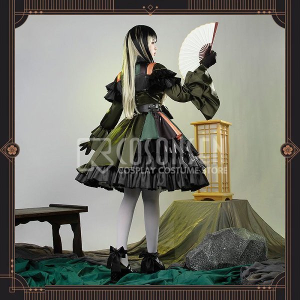 画像5: ホロライブ hololive 儒烏風亭らでん コスプレ衣装（羽織付き）