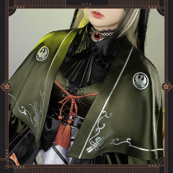 画像6: ホロライブ hololive 儒烏風亭らでん コスプレ衣装（羽織付き）