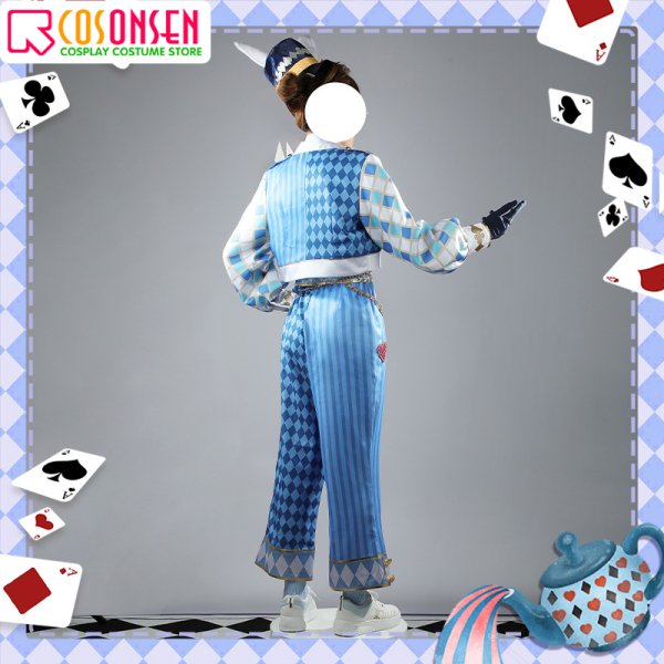 画像4: 【25%OFF】ツイステ風 薔薇の王国のホワイトラビットフェス デュース コスプレ衣装