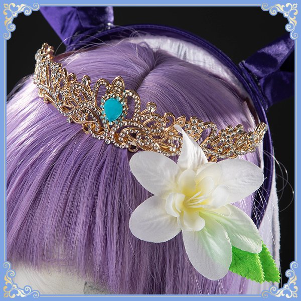 画像15: 【20％OFF】ウマ娘プリティーダービー 紺碧の戴冠式 ヴィルシーナ コスプレ衣装