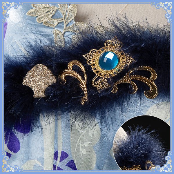 画像8: 【20％OFF】ウマ娘プリティーダービー 紺碧の戴冠式 ヴィルシーナ コスプレ衣装