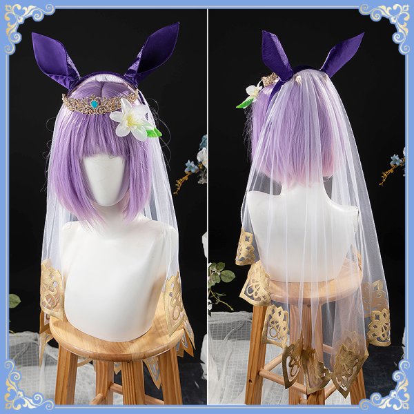 画像13: 【20％OFF】ウマ娘プリティーダービー 紺碧の戴冠式 ヴィルシーナ コスプレ衣装