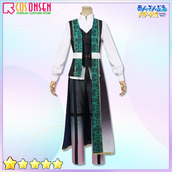 画像5: 【25%OFF】あんさんぶるスターズ! あんスタ SHUFFLE×静寂の黒雪 Noir Neige  桜河こはく コスプレ衣装