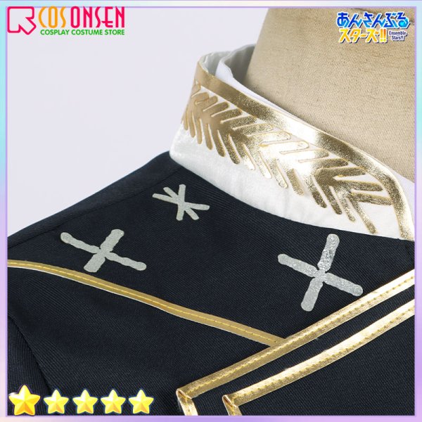 画像10: 【25%OFF】あんさんぶるスターズ! あんスタ SHUFFLE×静寂の黒雪 Noir Neige  桜河こはく コスプレ衣装