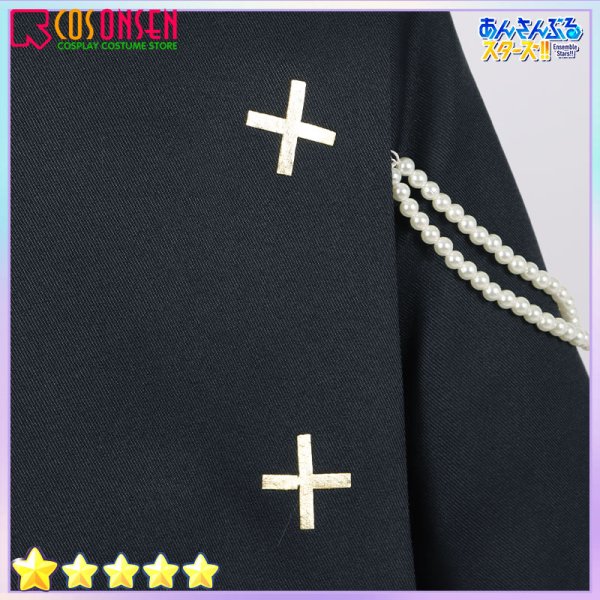 画像11: 【25%OFF】あんさんぶるスターズ! あんスタ SHUFFLE×静寂の黒雪 Noir Neige  桜河こはく コスプレ衣装