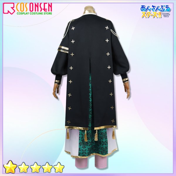画像4: 【25%OFF】あんさんぶるスターズ! あんスタ SHUFFLE×静寂の黒雪 Noir Neige  桜河こはく コスプレ衣装