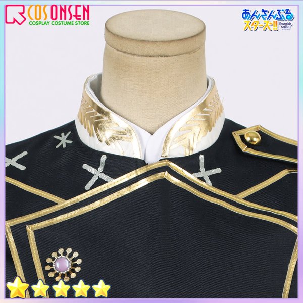 画像6: 【25%OFF】あんさんぶるスターズ! あんスタ SHUFFLE×静寂の黒雪 Noir Neige  桜河こはく コスプレ衣装