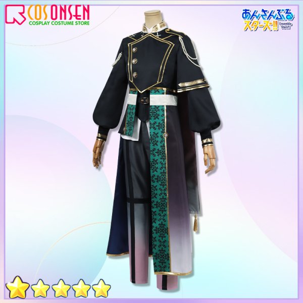 画像3: 【25%OFF】あんさんぶるスターズ! あんスタ SHUFFLE×静寂の黒雪 Noir Neige  桜河こはく コスプレ衣装