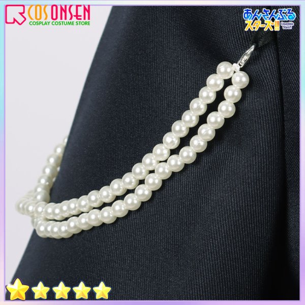 画像9: 【25%OFF】あんさんぶるスターズ! あんスタ SHUFFLE×静寂の黒雪 Noir Neige  桜河こはく コスプレ衣装