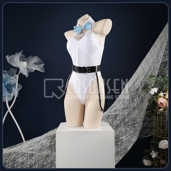 画像5: 【25％OFF】バーチャル YouTuber Vtuber 緋八マナ 女体化 バニー衣装 S.C.R.E.A.M コスプレ衣装