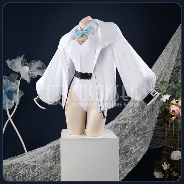 画像3: 【25％OFF】バーチャル YouTuber Vtuber 緋八マナ 女体化 バニー衣装 S.C.R.E.A.M コスプレ衣装