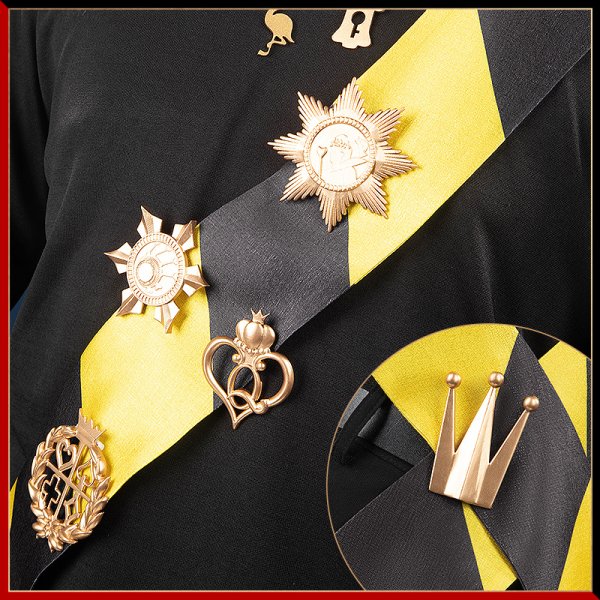 画像15: 【20％OFF】ツイステ風 [トリックキングジャケット] ケイト コスプレ衣装