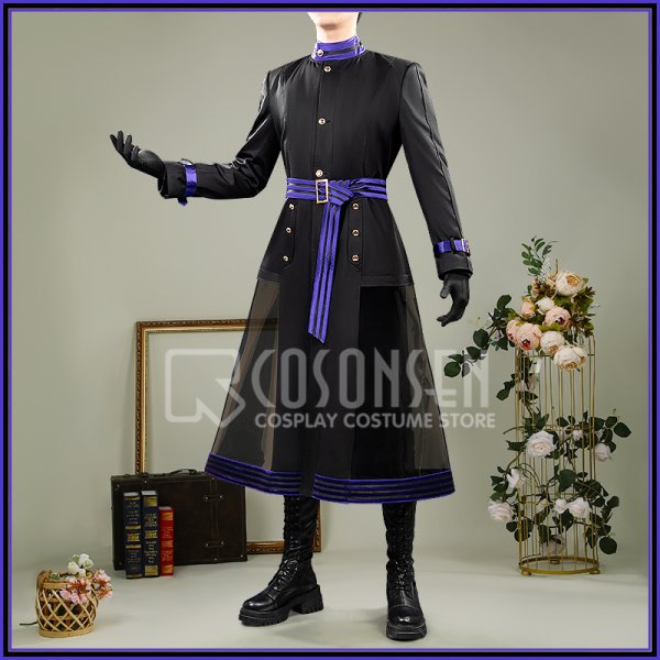 画像4: 【20％OFF】ツイステ風「ガーゴイル研究会 おまけ付き召喚」クラブ・ウェア マレウス コスプレ衣装