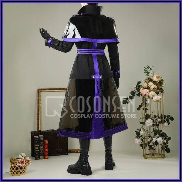 画像3: 【20％OFF】ツイステ風「ガーゴイル研究会 おまけ付き召喚」クラブ・ウェア マレウス コスプレ衣装