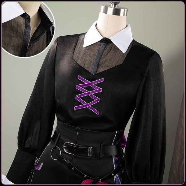 画像12: 【25％OFF】あんスタ風 スカウト! 乱雲FUMBLE衣装 白鳥藍良 コスプレ衣装