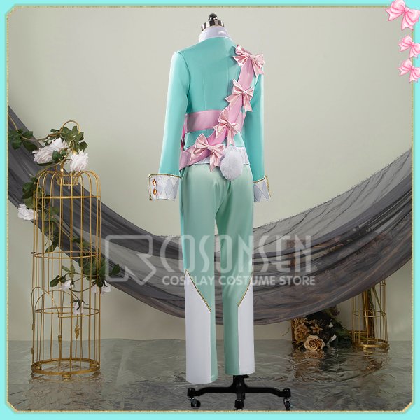 画像4: 【25％OFF】ツイステ風 薔薇の王国のホワイトラビットフェス シルバー コスプレ衣装