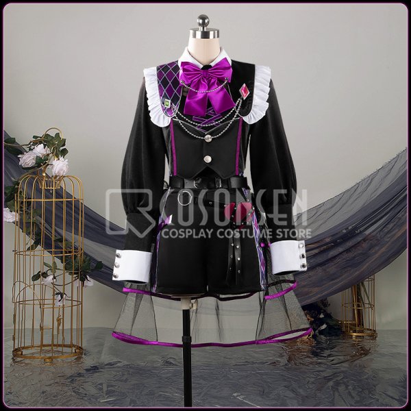 画像2: 【25％OFF】あんスタ風 スカウト! 乱雲FUMBLE衣装 白鳥藍良 コスプレ衣装