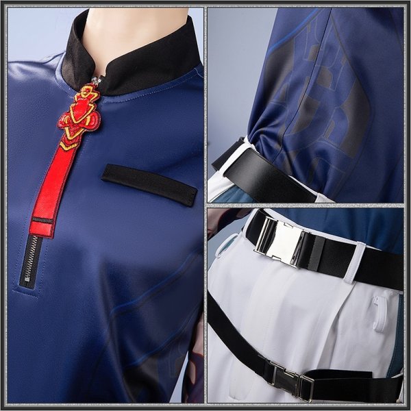 画像15: アークナイツ ユウ Yu コスプレ衣装（角なし）