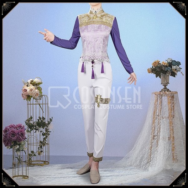 画像4: 【25％OFF＆女性Ｌ・XLサイズ在庫あり・一週間発送】ツイステ風 [夜空のシフォン] リドル コスプレ衣装