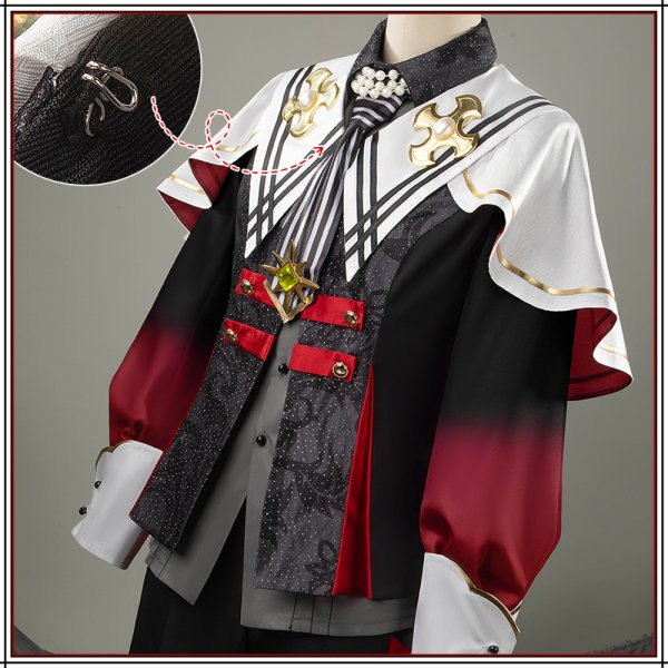 画像6: あんスタ風 堕天使の晩餐会衣装 真白友也 ユメ コスプレ衣装