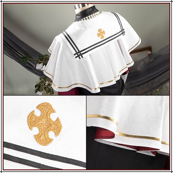 画像11: あんスタ風 堕天使の晩餐会衣装 真白友也 ユメ コスプレ衣装