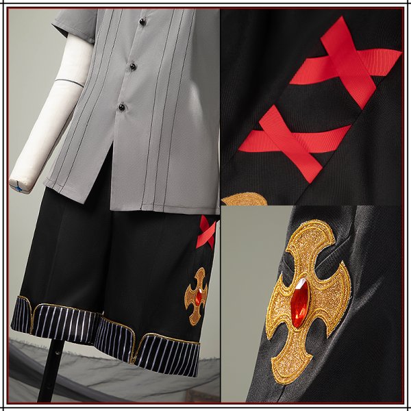 画像17: 【25％OFF】あんスタ風 堕天使の晩餐会衣装 仙石忍 朱桜司 コスプレ衣装