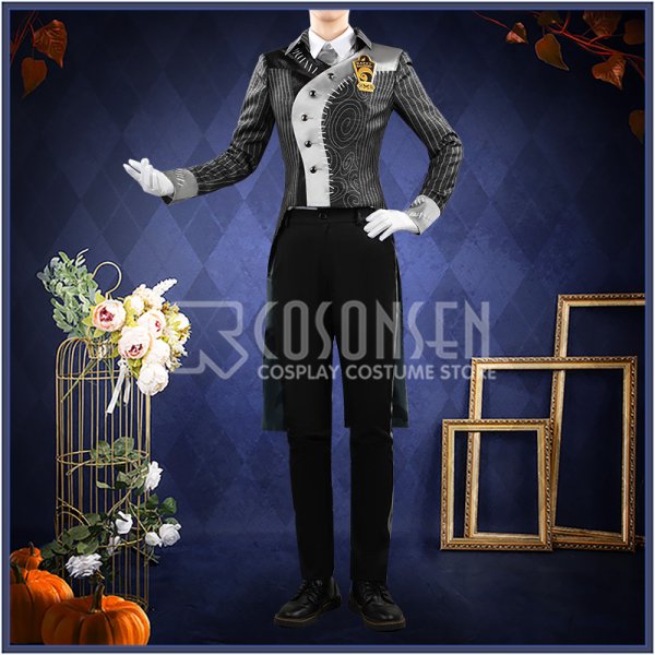 画像2: 【25％OFF】ツイステ風 「Lost in the Book〜始まりのハロウィーン〜」ジェイド コスプレ衣装