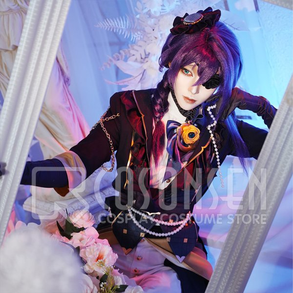 画像2: 【25％OFF】あんスタ風 渉 マヨイ ニキ 『クロススカウト・傾慕の華／享楽』コスプレ衣装