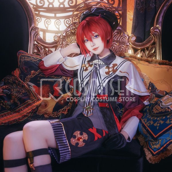 画像2: 【25％OFF】あんスタ風 堕天使の晩餐会衣装 仙石忍 朱桜司 コスプレ衣装