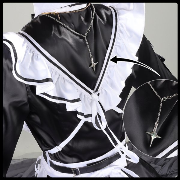 画像16: 【25％OFF】バーチャルYouTuber Vtuber 叶 メイド服 新衣装 コスプレ衣装