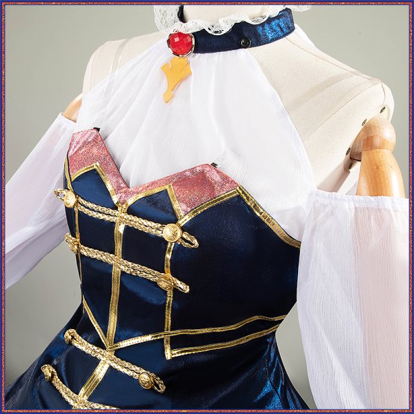 画像7: 【25％OFF】バーチャルYouTuber Vtuber アンジュ・カトリーナ SYMPHONIA 5周年 ライブ衣装 コスプレ衣装