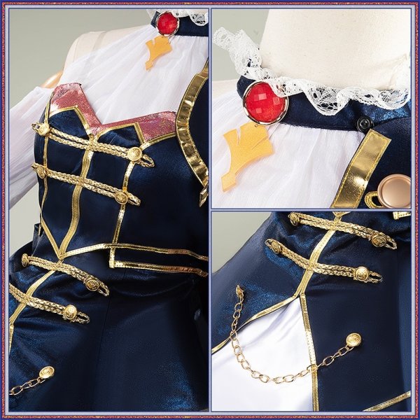 画像6: 【25％OFF】バーチャルYouTuber Vtuber アンジュ・カトリーナ SYMPHONIA 5周年 ライブ衣装 コスプレ衣装