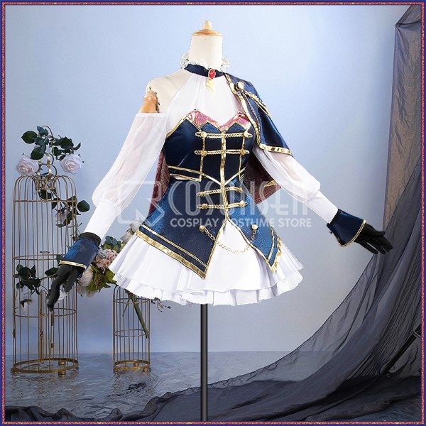 画像3: 【25％OFF】バーチャルYouTuber Vtuber アンジュ・カトリーナ SYMPHONIA 5周年 ライブ衣装 コスプレ衣装