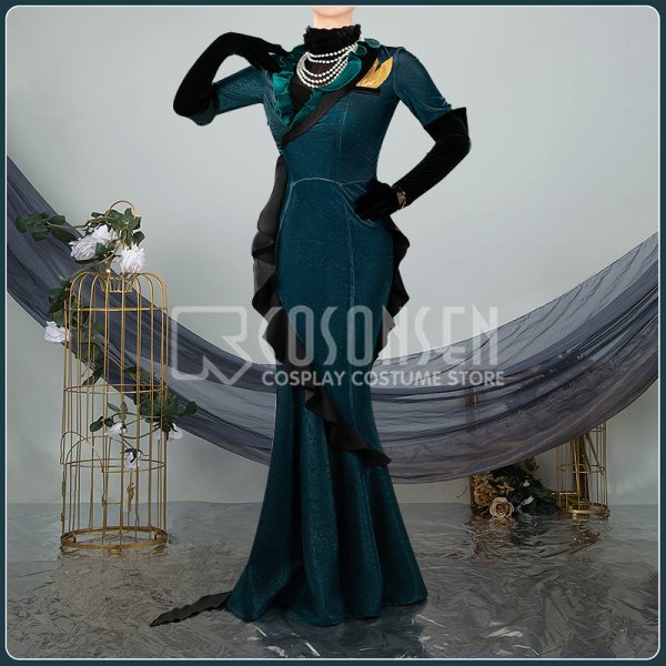 画像3: 【25%OFF】ツイステ風 珊瑚の海 ジョルジーナ・リーチ コスプレ衣装