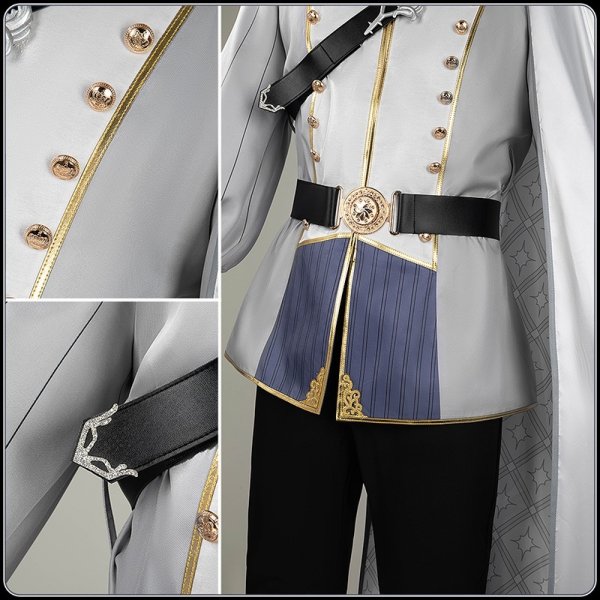 画像8: 【20％OFF】ツイステ風 [夜明けの甲冑] シルバー コスプレ衣装