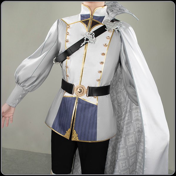 画像6: 【20％OFF】ツイステ風 [夜明けの甲冑] シルバー コスプレ衣装