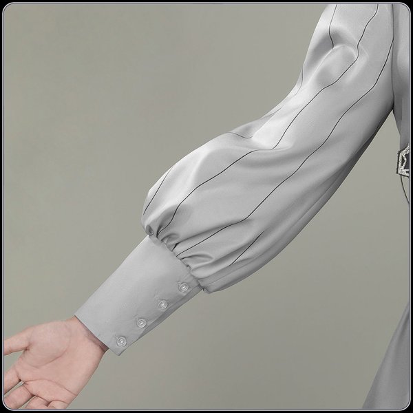 画像9: 【20％OFF】ツイステ風 [夜明けの甲冑] シルバー コスプレ衣装