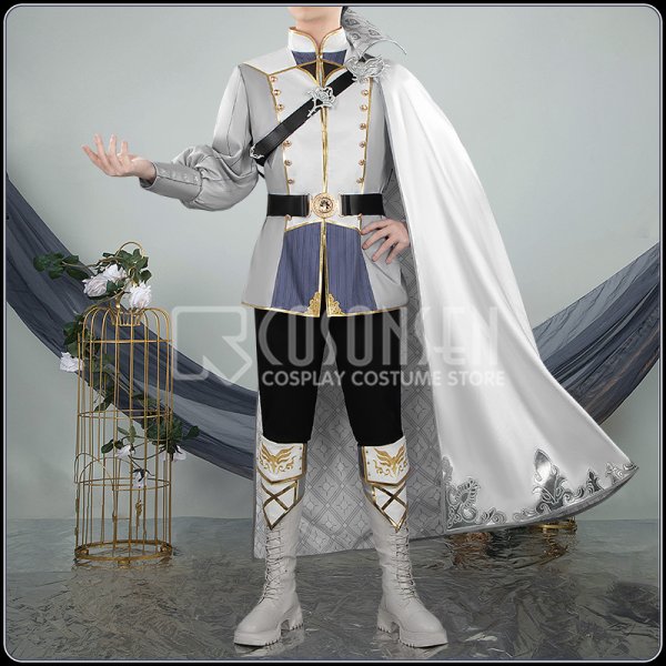 画像2: 【20％OFF】ツイステ風 [夜明けの甲冑] シルバー コスプレ衣装