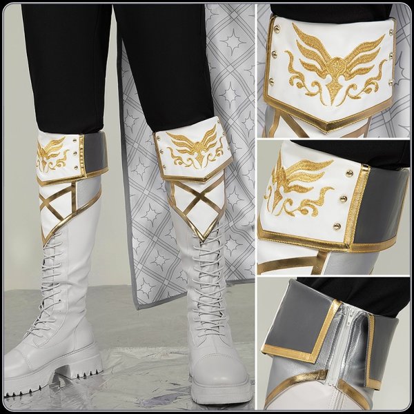 画像13: 【20％OFF】ツイステ風 [夜明けの甲冑] シルバー コスプレ衣装