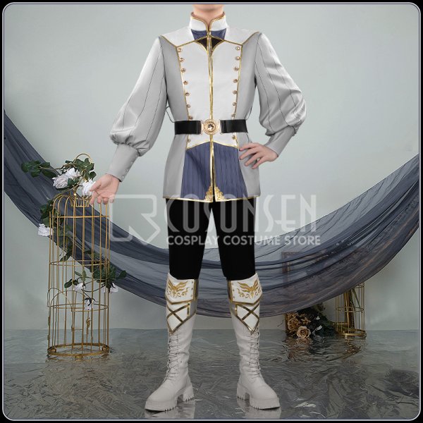 画像4: 【20％OFF】ツイステ風 [夜明けの甲冑] シルバー コスプレ衣装