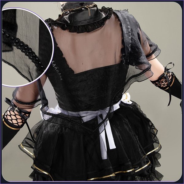 画像12: 【20％OFF】バーチャルYouTuber Vtuber 星川サラ ゴスロリ風 新衣装 コスプレ衣装