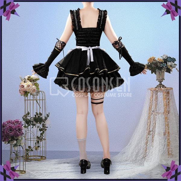 画像5: 【20％OFF】バーチャルYouTuber Vtuber 星川サラ ゴスロリ風 新衣装 コスプレ衣装